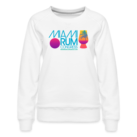 Miami Rum Congress - Women’s Premium Sweatshirt - white