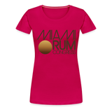 Miami Rum Congress 2022 - Women’s Premium T-Shirt - dark pink