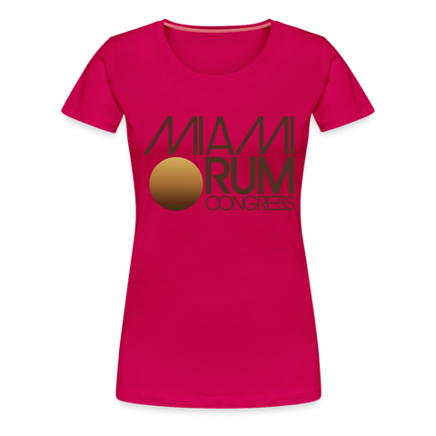 Miami Rum Congress 2022 - Women’s Premium T-Shirt - dark pink