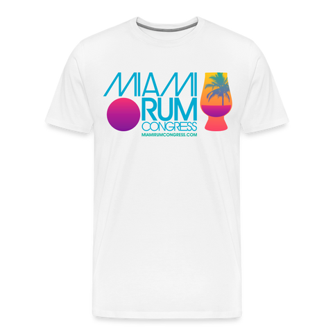 Miami Rum Congress - Men's Premium T-Shirt - white