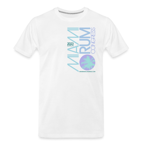 Miami Rum Congress 2023 - Men’s Premium Organic T-Shirt - white