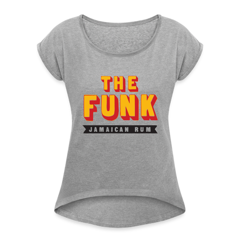The Funk - Women's Roll Cuff T-Shirt - heather gray