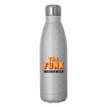 The Funk - Insulated Stainless Steel Water Bottle - silver glitter