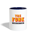 The Funk - Contrast Coffee Mug - white/cobalt blue