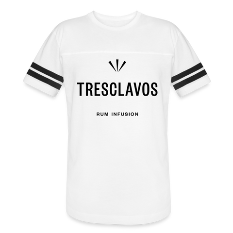 Tresclavos - Vintage Sport T-Shirt - white/black
