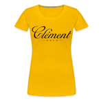 CLÉMENT RHUM - Women’s Premium T-Shirt - sun yellow