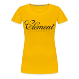 CLÉMENT RHUM - Women’s Premium T-Shirt - sun yellow