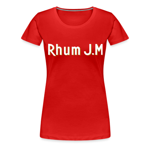 RHUM J.M - Women’s Premium T-Shirt - red