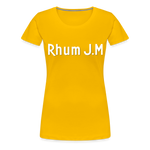 RHUM J.M - Women’s Premium T-Shirt - sun yellow