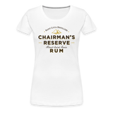 Chairmans Reserve Rum - Women’s Premium T-Shirt - white