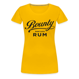 Bounty Rum - Women’s Premium T-Shirt - sun yellow