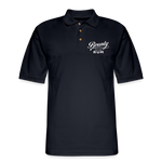 Bounty Rum - Men's Pique Polo Shirt - midnight navy