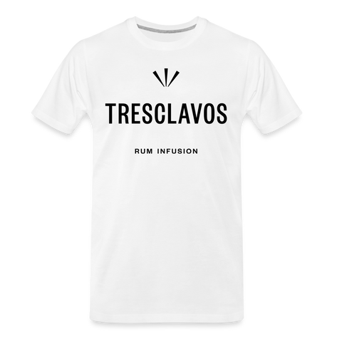 Tresclavos - Men’s Premium Organic T-Shirt - white