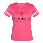 Ron Pepón - Women’s Vintage Sport T-Shirt - vintage pink/white