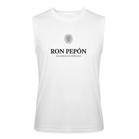 Ron Pepón - Men’s Performance Sleeveless Shirt - white