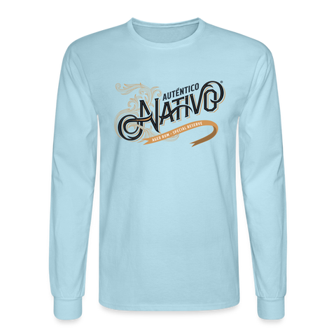 Nativo - Men's Long Sleeve T-Shirt - powder blue