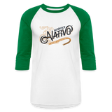 Nativo - Baseball T-Shirt - white/kelly green