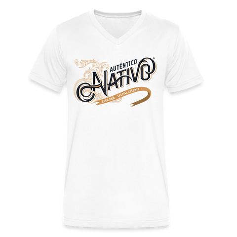 Nativo - Men's V-Neck T-Shirt - white