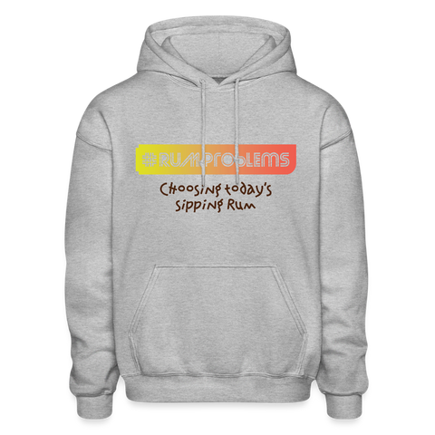 RUM PROBLEMS - Gildan Heavy Blend Adult Hoodie - heather gray