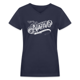 Nativo - Women's V-Neck T-Shirt - navy