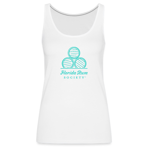 FLORIDA RUM SOCIETY - Women’s Premium Tank Top - white