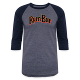 Rum-Bar Baseball T-Shirt - heather blue/navy