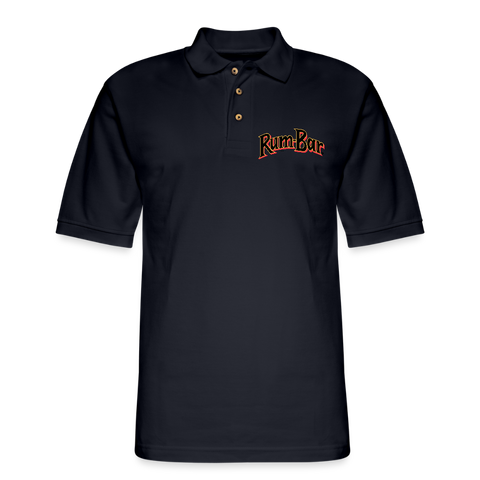 Rum-Bar Men's Pique Polo Shirt - midnight navy