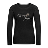 Taste of Rum 2020 - Women's Premium Long Sleeve T-Shirt - charcoal grey