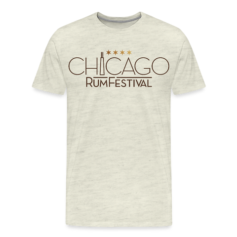 Chicago Rum Festival 2022 - Men's Premium T-Shirt - heather oatmeal