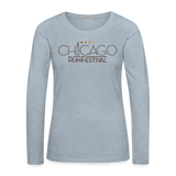Chicago Rum Festival 2022 - Women's Premium Long Sleeve T-Shirt - heather ice blue