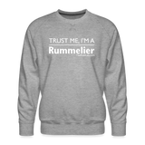Trust me I'm A Rummelier - Men’s Premium Sweatshirt - heather grey