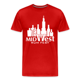 Chicago Rum Festival 2000W - Men's Premium T-Shirt - red