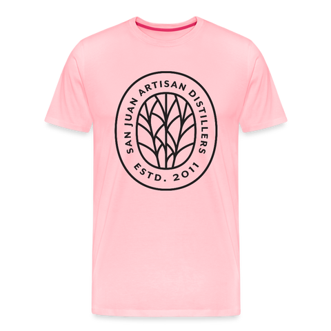 San Juan Artisan Distillers - Men's Premium T-Shirt - pink