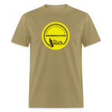 #rumeducation - Unisex Classic T-Shirt - Yellow Logo - khaki