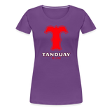 Tanduay Rum - Women’s Premium T-Shirt - purple