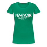 New York Rum Festival 2000 - Women’s Premium T-Shirt - kelly green
