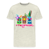 #TikiAsFuck 1 - Men's Premium T-Shirt - heather oatmeal
