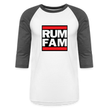 Rum Family Inu-A-Kena - Baseball T-Shirt - white/charcoal