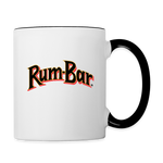Rum-Bar Contrast Coffee Mug - white/black