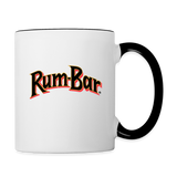 Rum-Bar Contrast Coffee Mug - white/black