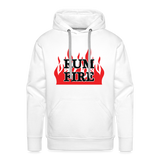 RUM FIRE - Men’s Premium Hoodie - white