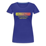 RUM PROBLEMS - Women’s Premium T-Shirt - royal blue