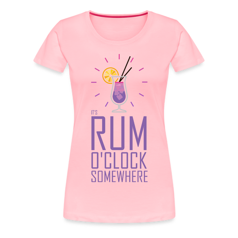 It's Rum O'Clock 2020 - Women’s Premium T-Shirt - pink