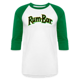 Rum-Bar - Baseball T-Shirt - white/kelly green