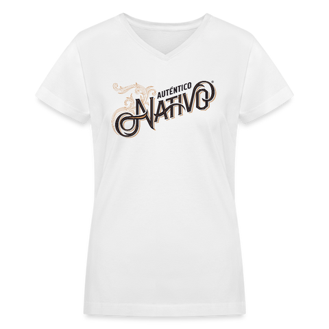 Nativo - Women's V-Neck T-Shirt - white