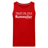 Trust Me I’m a Rummelier - Men’s Premium Tank - red