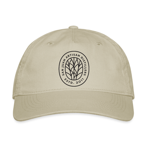 San Juan Artisan Distillers - Organic Baseball Cap - khaki