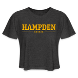 HAMPDEN ESTATE ORIGINAL - Women's Cropped T-Shirt - deep heather