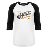 Nativo - Baseball T-Shirt - white/black