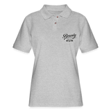 Bounty Rum - Women's Pique Polo Shirt - heather gray